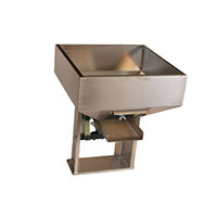 0.25 Cubic Foot (ft³) Size, 304 Stainless Steel (SS), and 120 Volt (V) Alternating Current (AC) Coil Voltage Standard Hopper (026-500-0008)